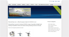 Desktop Screenshot of mercatorgear.com